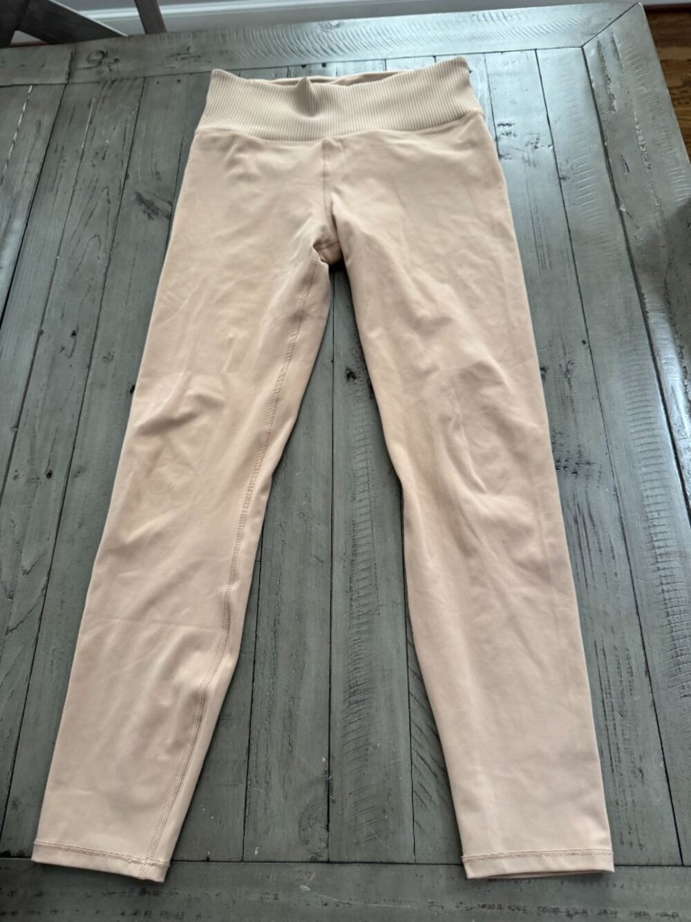 VUORI Rib Studio Leggings Coconut Brown Size Medium